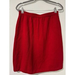 St. John by Marie gray red skirt 10